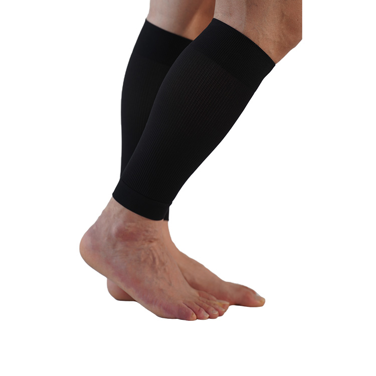 针织加压护小腿压缩套，篮球运动保护套专业运动护具